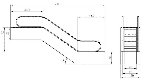 LG-DTF02型  扶梯部件安裝與調整實訓設備（工程型）