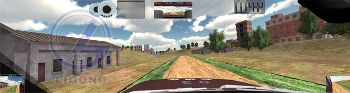 LG-SD01 4D動感汽車駕駛模擬器(真車部件)