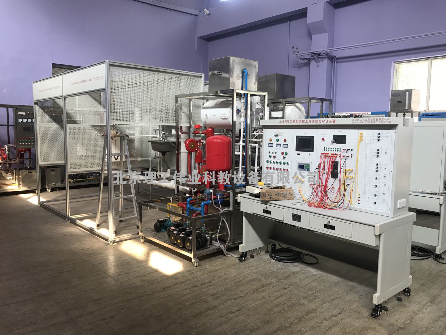 建筑給排水系統(tǒng)綜合安裝調(diào)試實訓平臺