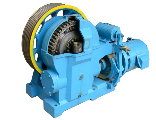 永磁同步無(wú)齒曳引機(jī)解剖模型