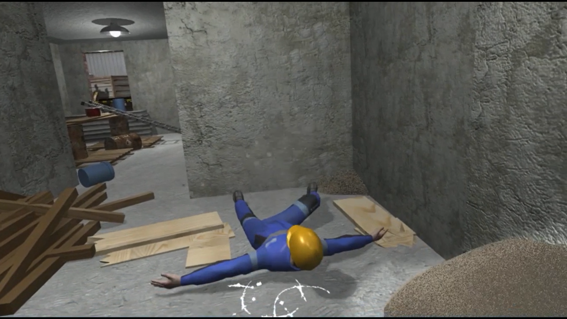 預(yù)留洞口墜落事故體驗系統(tǒng)